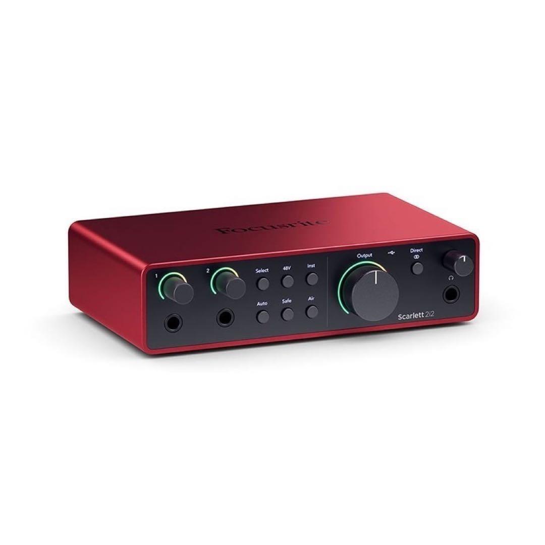 Scarlett 2i2 4世代 オーディオインターフェイス