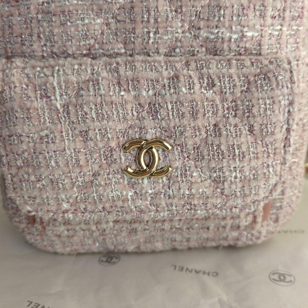 CHANEL非売品ツイードミニリュックピンク