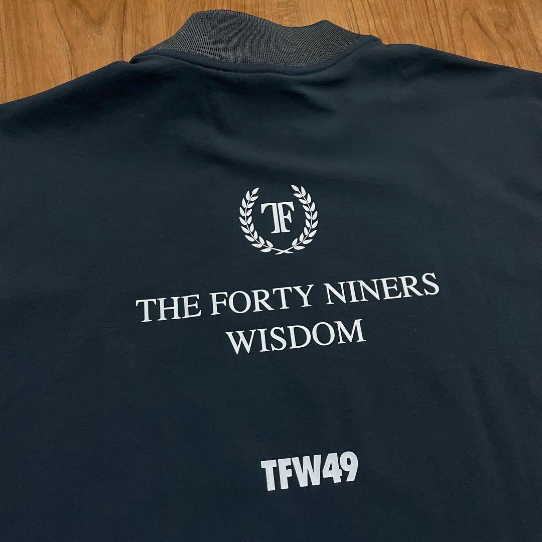 2025新作　TFW49 モックネック　Tシャツ　チャコール　M ゴルフ