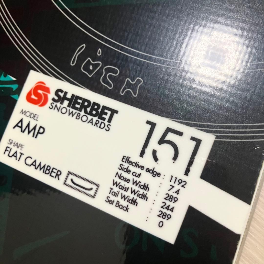 バック付/SHERBETシャーベット スノーボード151/バインディングM/L