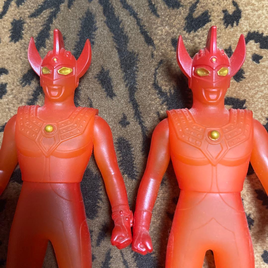 ソフビ人形 3体セット 当時物 帰ってきたウルトラマン マット隊員 MAT隊員