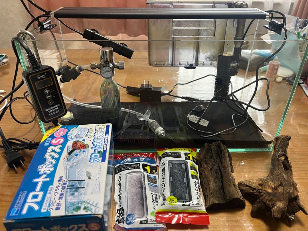 45cmガラス水槽 引退品フルセット