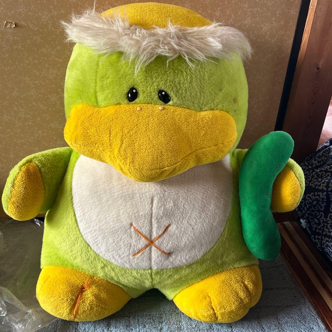 カッパ 特大 緑色 ぬいぐるみ