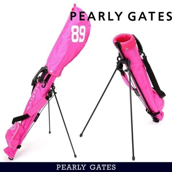 【PEARLY GATES】スタンド式ゴルフバッグ ピンク