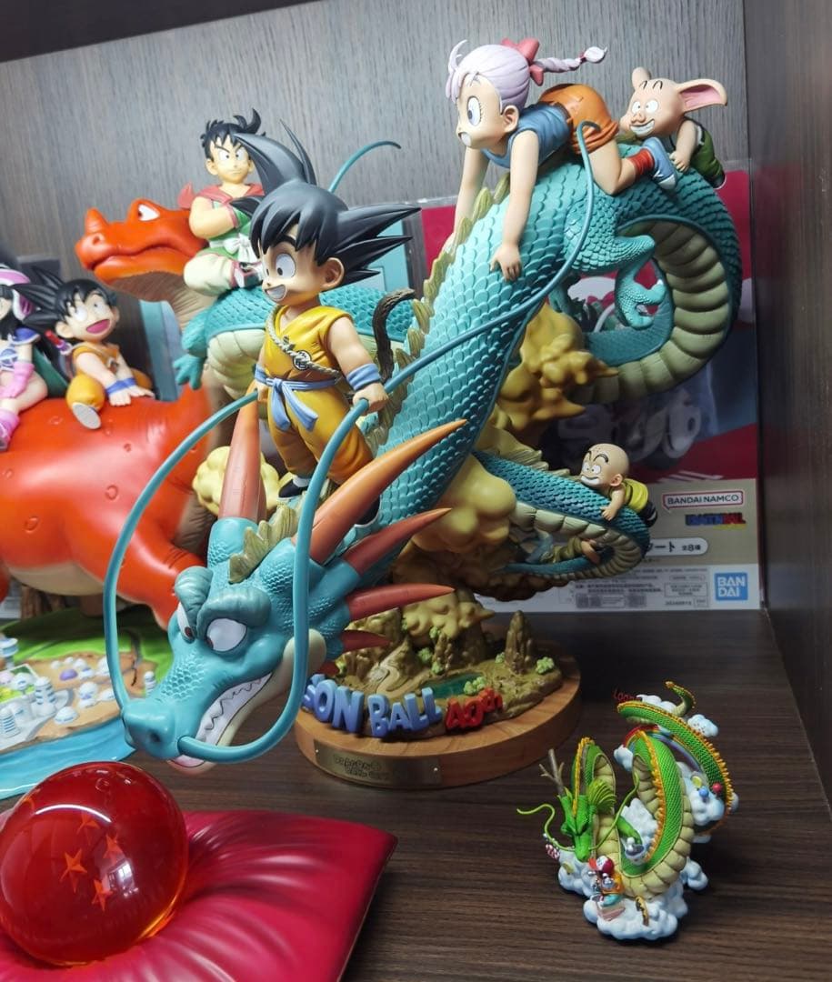 ドラゴンボール 孫悟空 神龍 ブルマ フィギュア ガレージキット