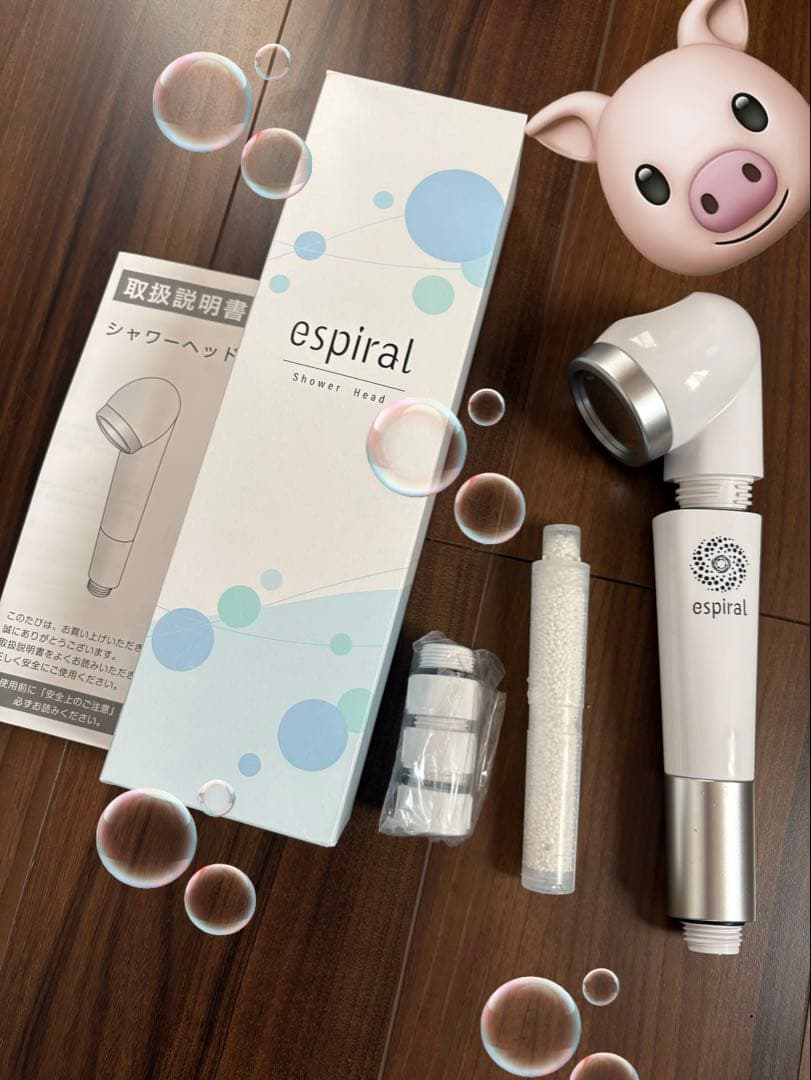 espiral エスパイラル シャワーヘッド ナノバブル