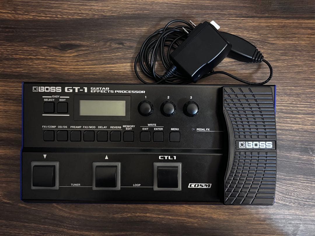 BOSS GT-1 マルチエフェクター 電源アダプタ付き