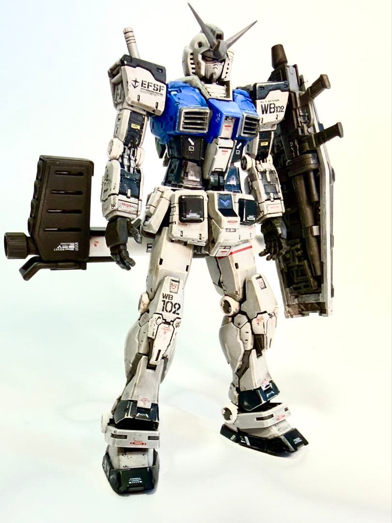 【ガンプラ完成品】RG ガンダム Ver.2.0　G3風塗装