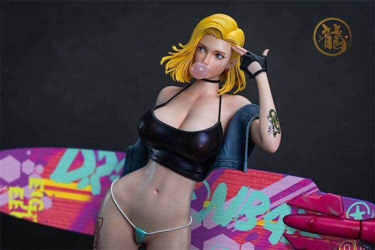 ドラコンボール アンドロイド18号 ガレージキット スタチュー フィギュア