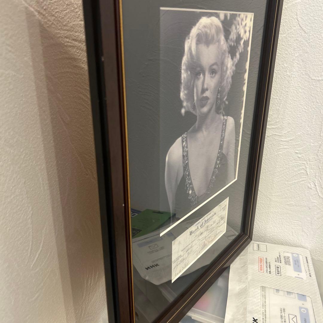 マリリン・モンロー 小切手 1952年　複製
