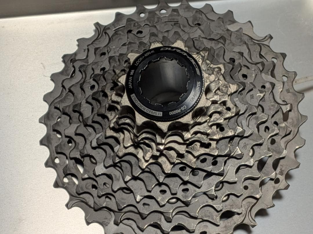 黒*猫様 Shimano DURA-ACE CS-R9200-12 スプロケ 1