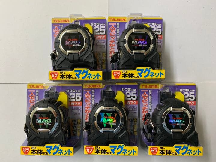 タジマ Tajima スケール セフG3ゴールドWマグ25×5個