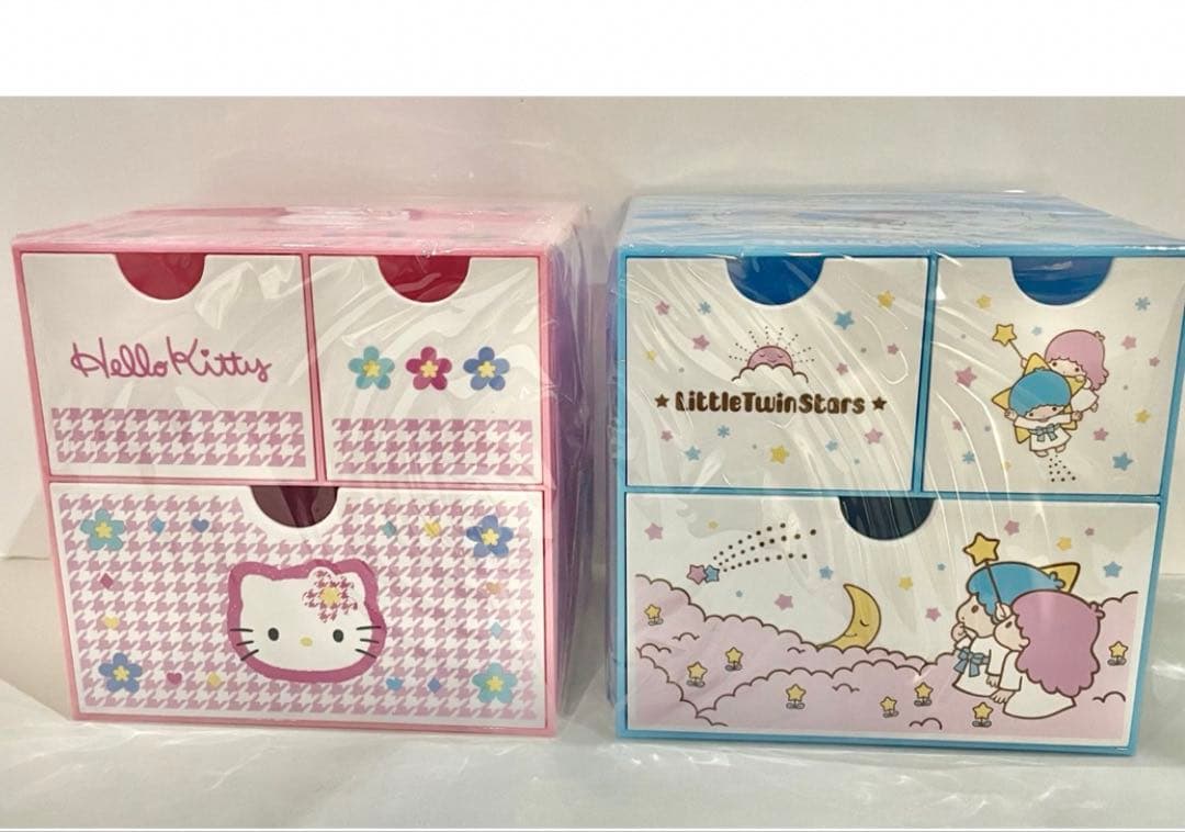 ハローキティ&キキララ 収納ボックスセット