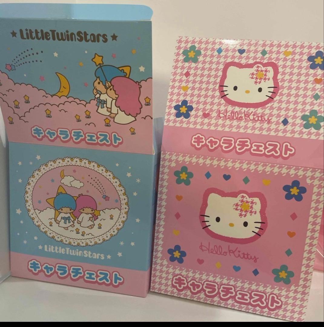 ハローキティ&キキララ 収納ボックスセット