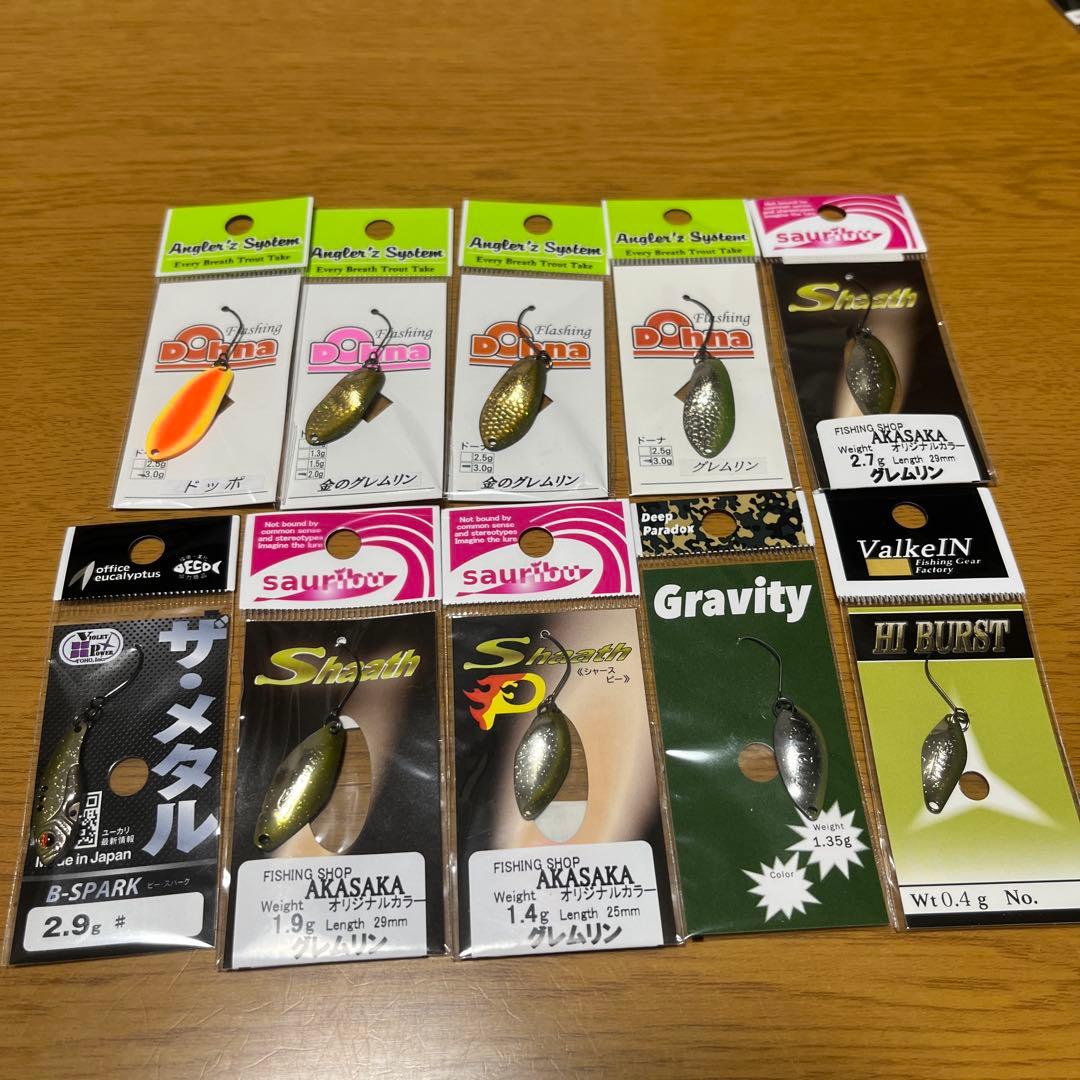 アカサカ釣具オリカラ　10枚セット