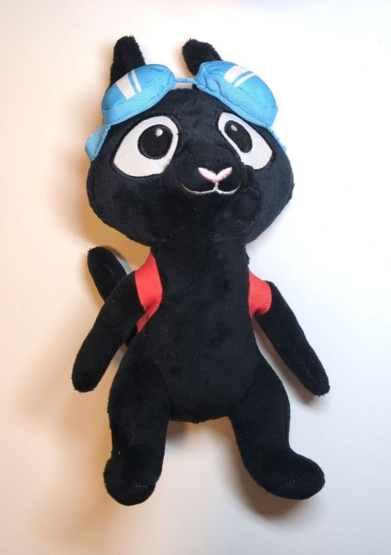 IKEA イケア ラッチョ 黒猫 ぬいぐるみ ゴーグル リュック