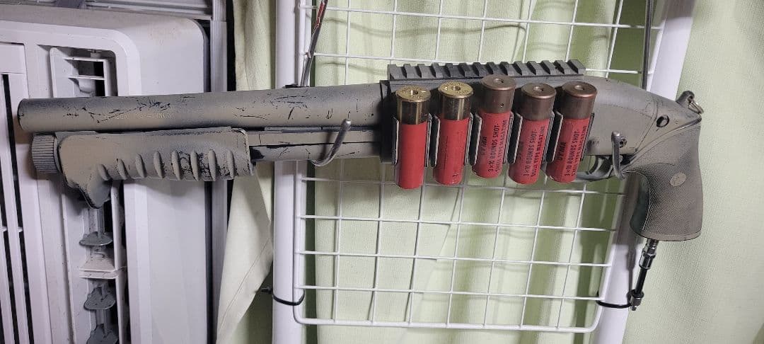 東京マルイM870ブリーチャーガスグレー塗装ショットガン