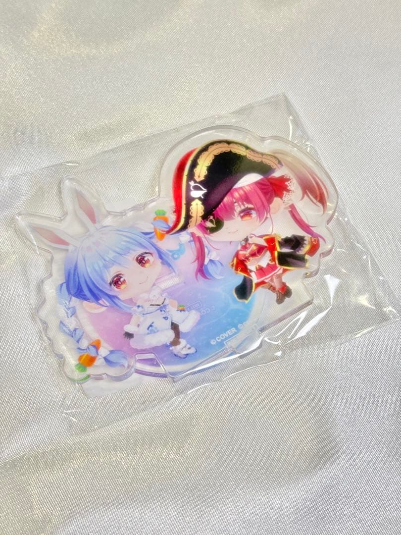 ポケコロツイン　宝鐘マリン　兎田ぺこら　アクリルスタンド