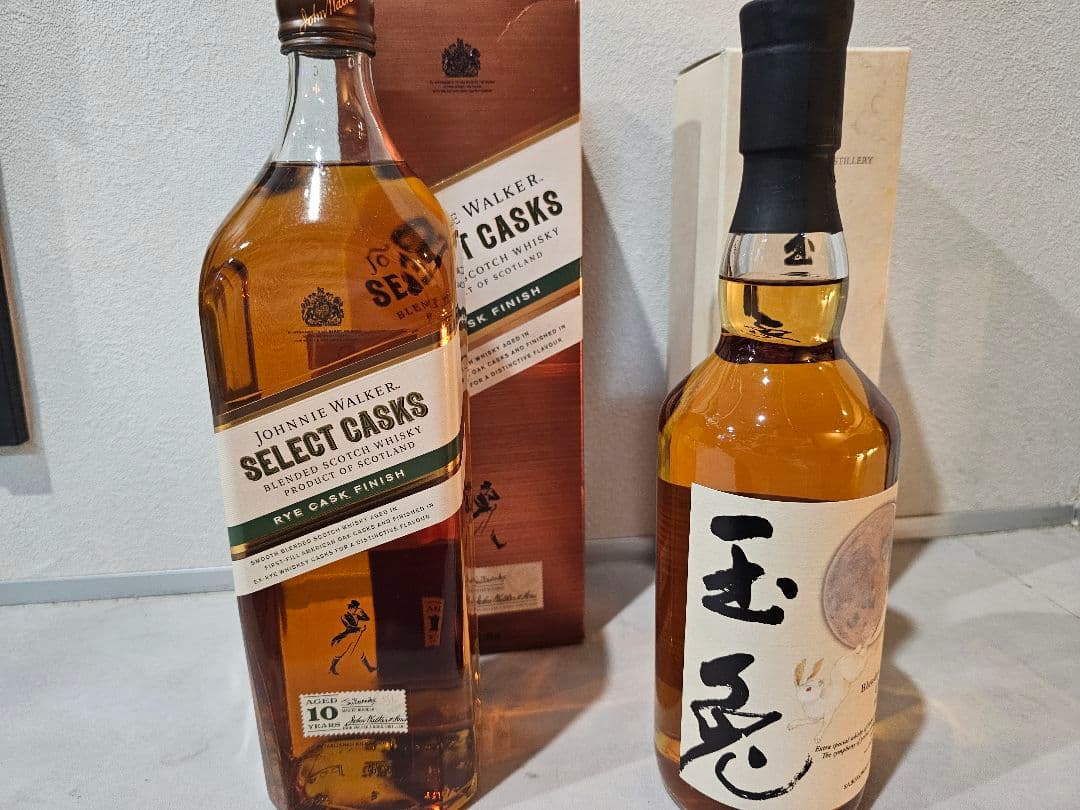ジョニーウォーカーセレクトカスク & 玉兎