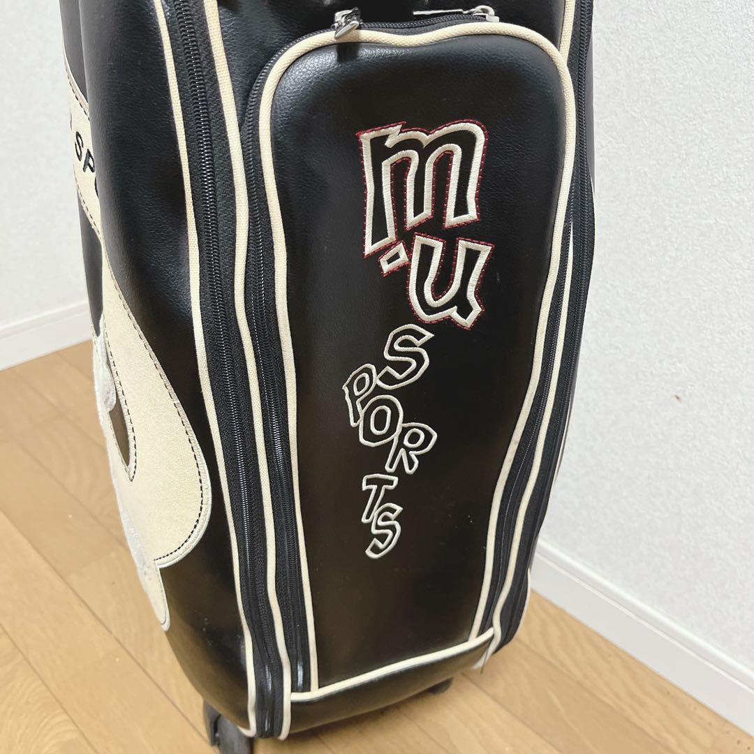 K126 M.USPORTS キャスター付き キャディバッグ
