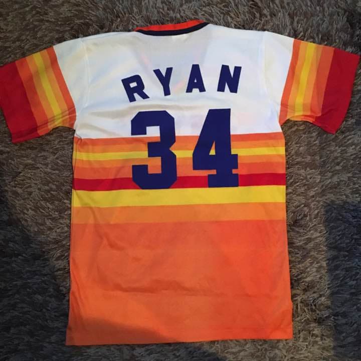 MLB ノーラン ライアン アストロズ 背番号34  オフィシャル ジャージ