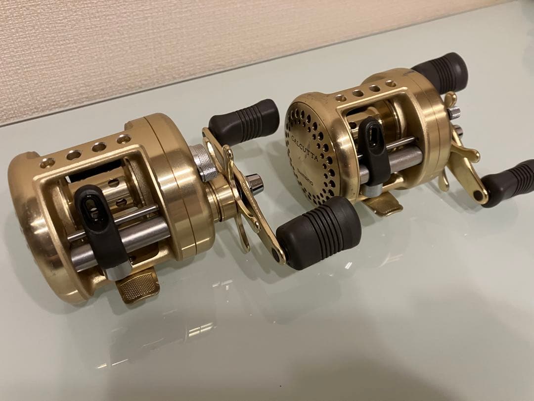 2台セット！シマノ　カルカッタ101XT ベイトリール　機関良好