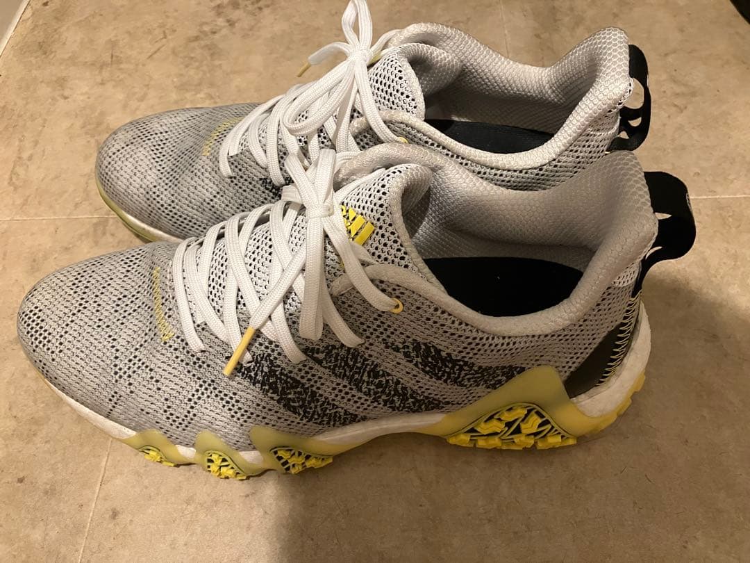adidas CODECHAOS 22ゴルフシューズ グレー/イエロー