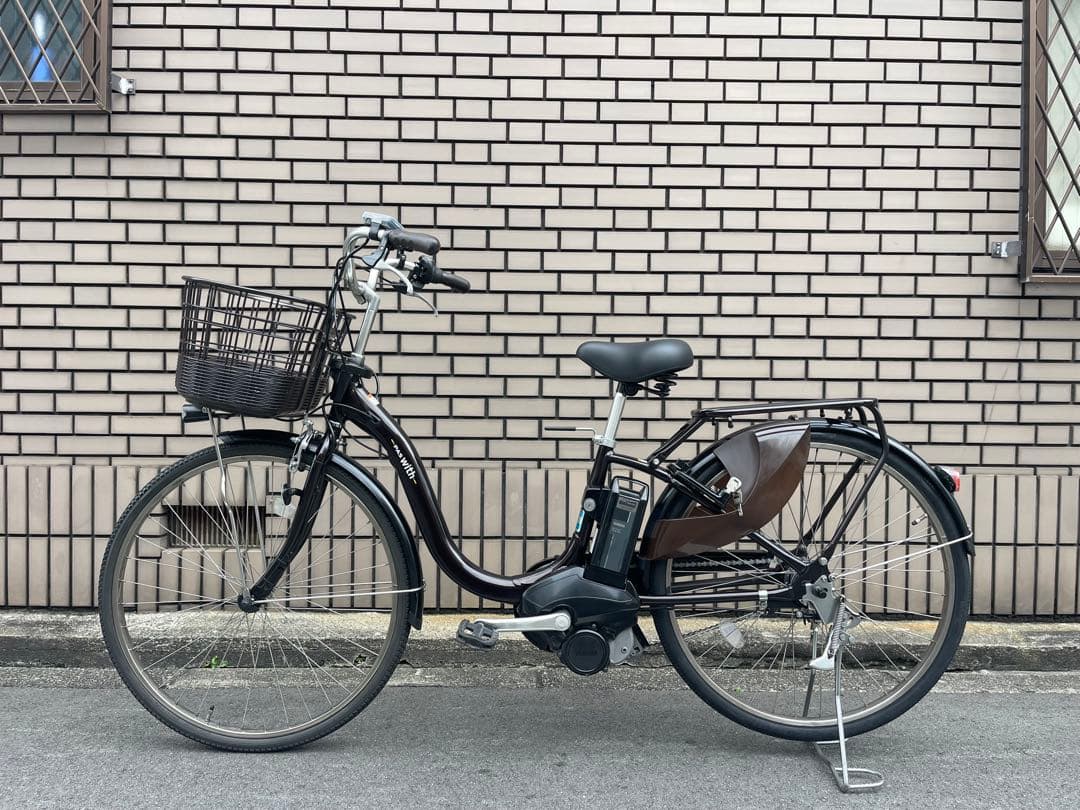 12.3ahヤマハ電動アシスト自転車26インチ