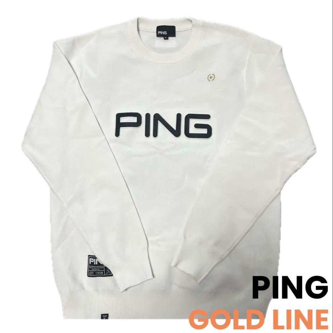 PING/ゴルフウェア/メンズ/GOLDLINE/ホワイト/M size