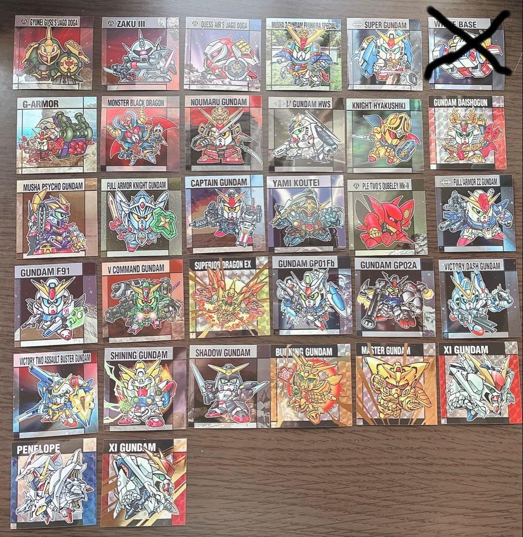 元祖SDガンダムスナックⅡ　シール　セミコンプ