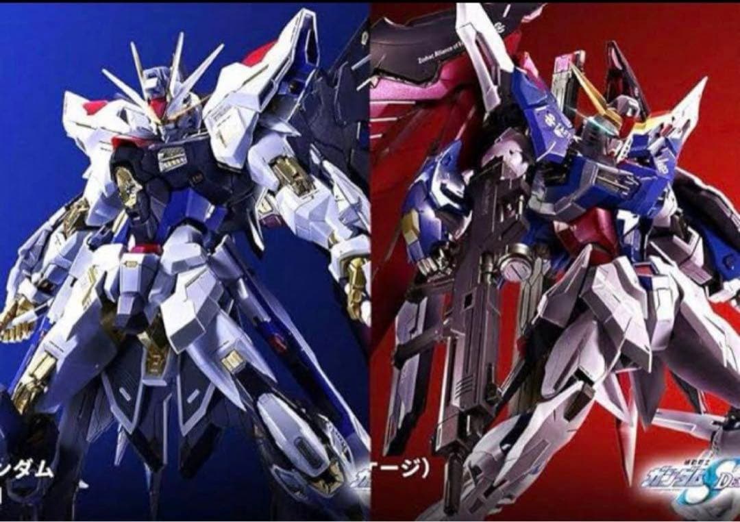 未開封 メタルビルド ストライクフリーダム＋デスティニー+光の翼セット