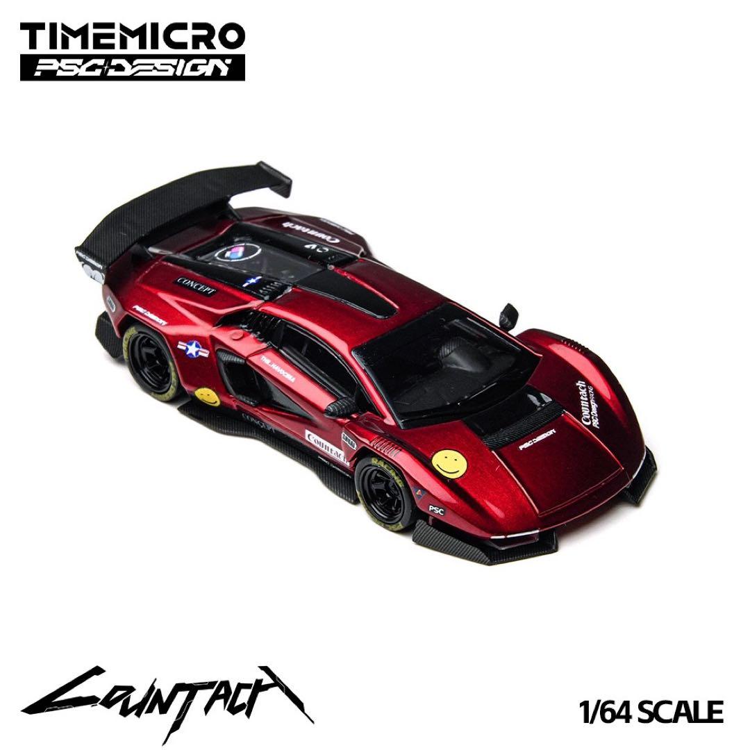 TIMEMICRO 1/64 ランボルギーニ カウンタック レッド 未開封