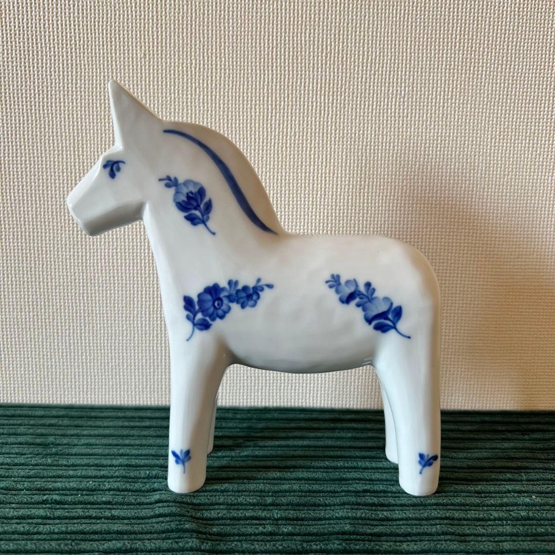 【希少】ロイヤルコペンハーゲン　馬の置物　美品　ダーラナホース
