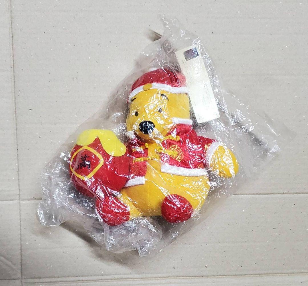 くまのプーさん　ぬいぐるみ　正規品　チャイナ服　ディズニー