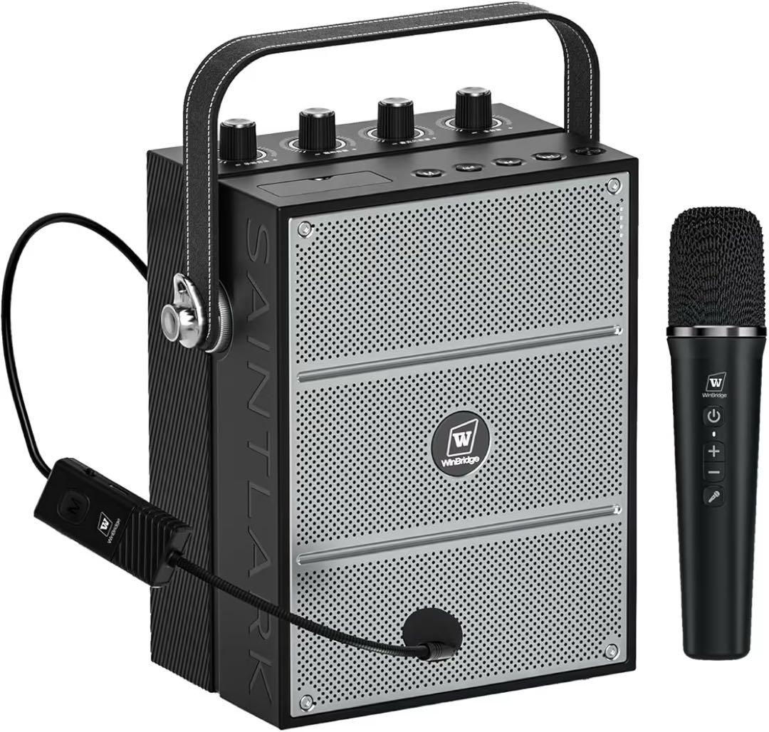 新品未使用 拡声器 ポータブルスピーカー 大音量マイク イベント 会議 カラオケ