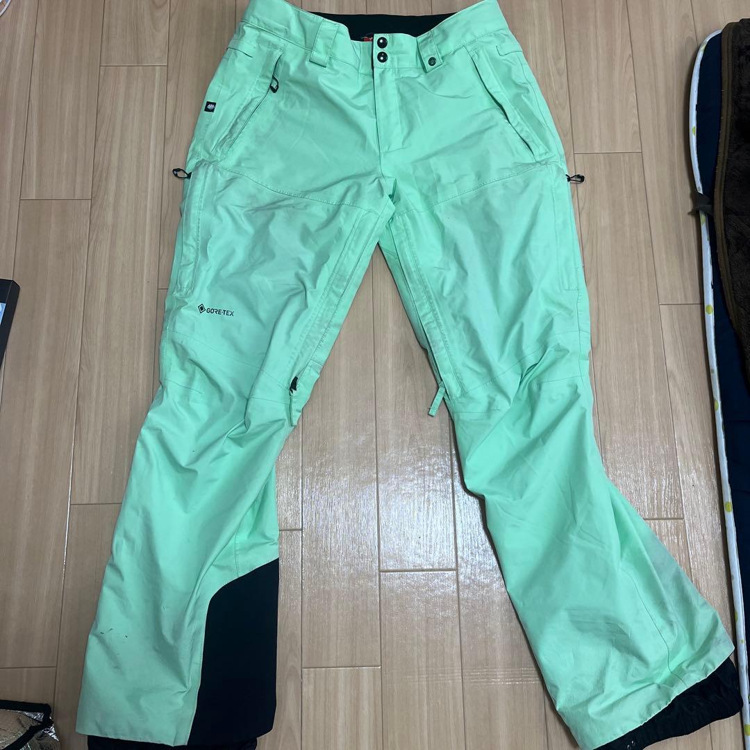 696 ak GORE-TEX スノーボードパンツ ミントグリーン