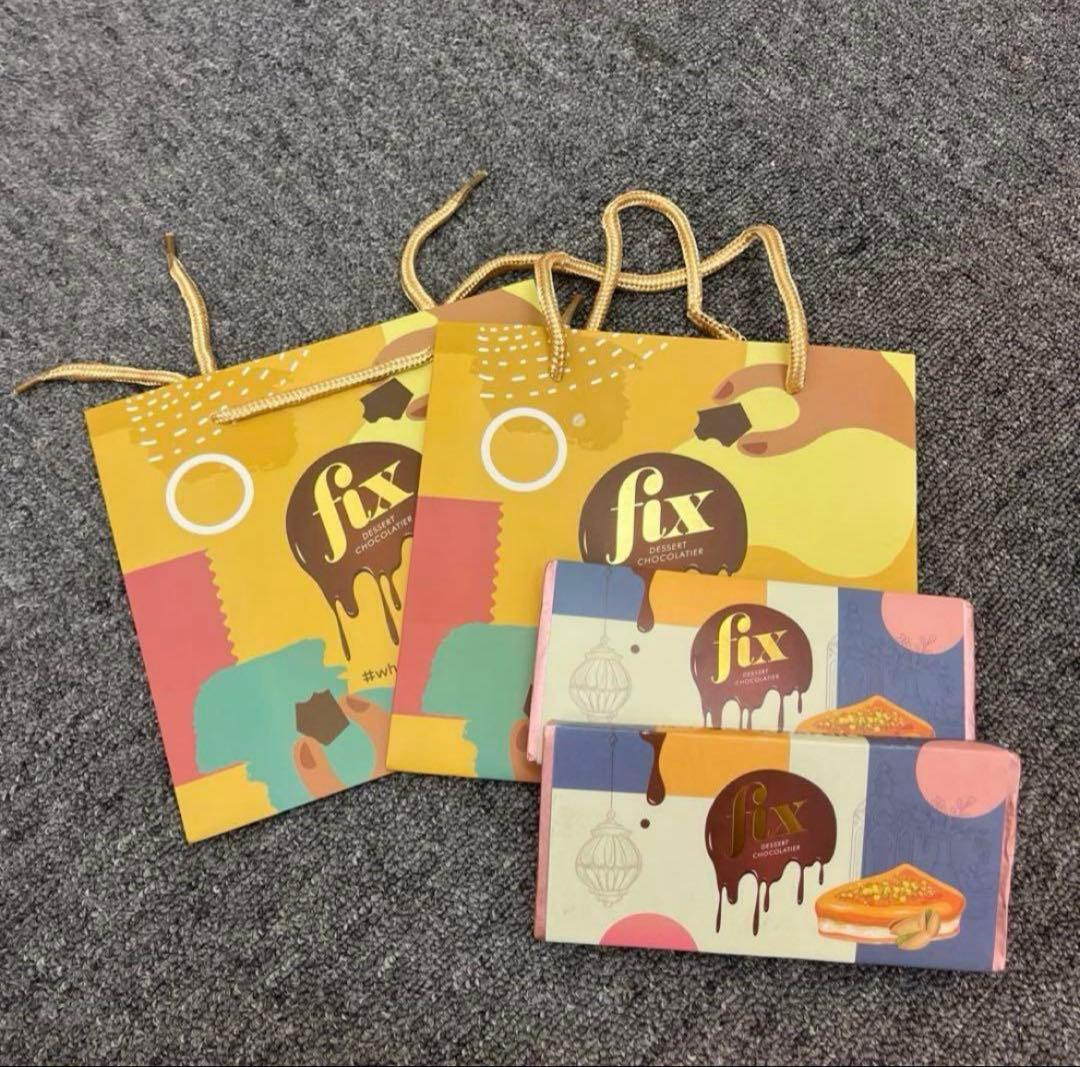 デンデンクール便　fix フィックス　チョコレート　ピスタチオ