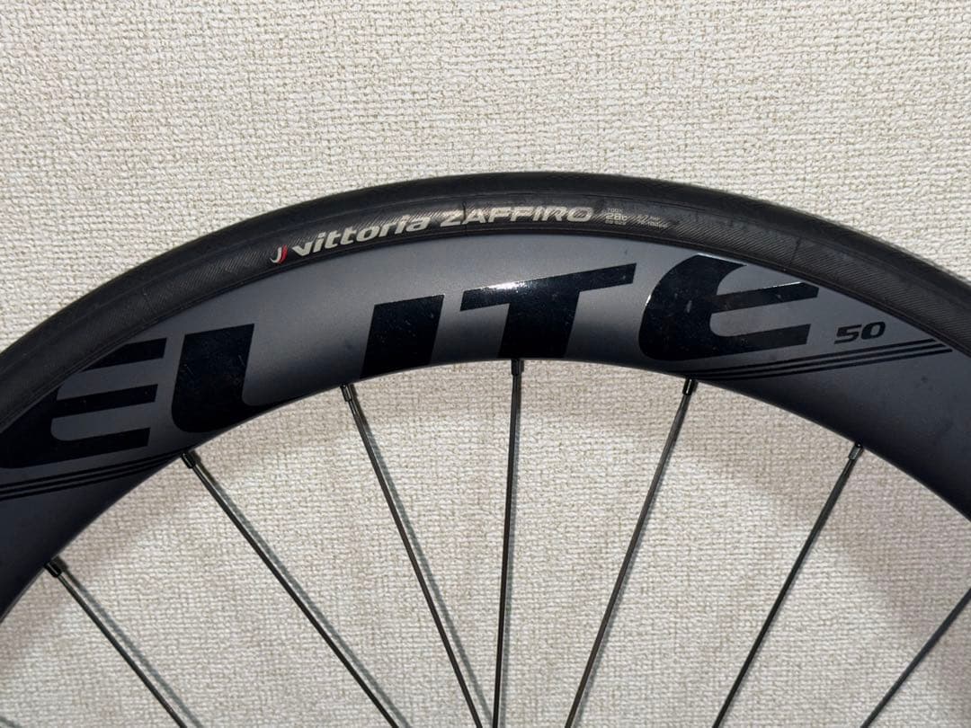 ELITE 50mm ホイールセット + Vittoria Zaffiro