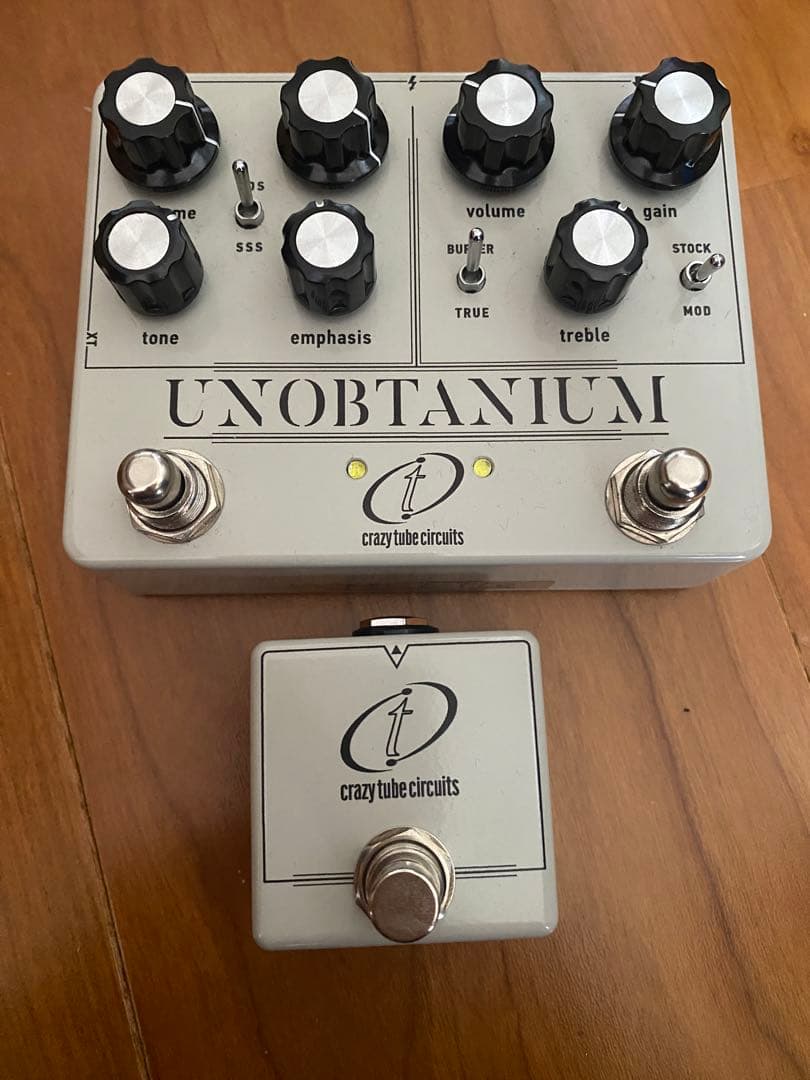 crazy tube circuits UNOBTANIUM ＋フットスイッチ