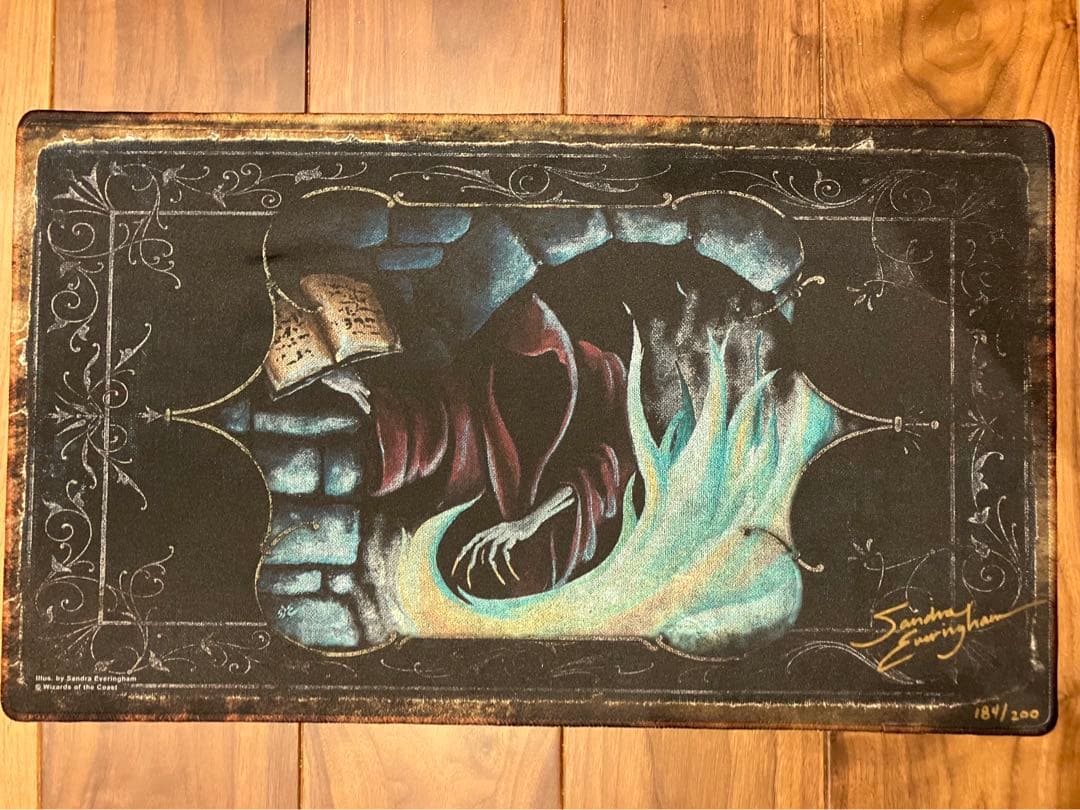 さ*n様 MTG 暗黒の儀式　プレイマット　アーティスト 限定版 サイン