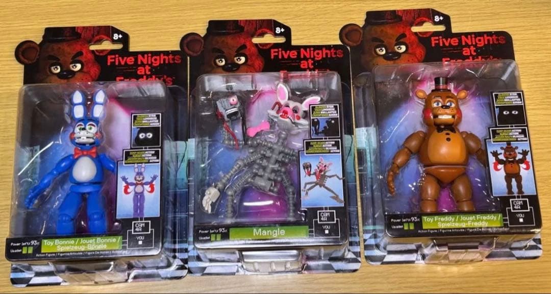 ファイブナイツアットフレディーズ　アクションフィギュア 3種セット