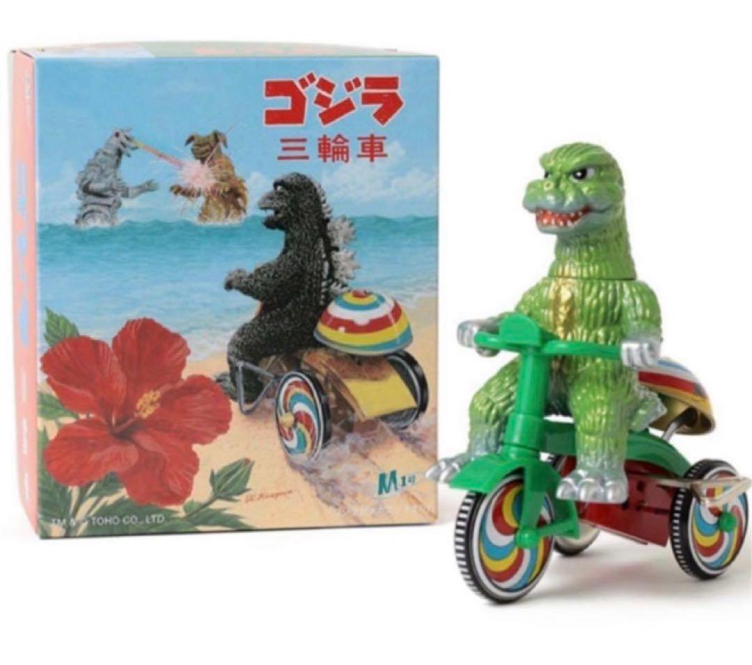 BEAMS別注 M1号 74ゴジラ三輪車 ソフビ ビームス フィギュア　新品