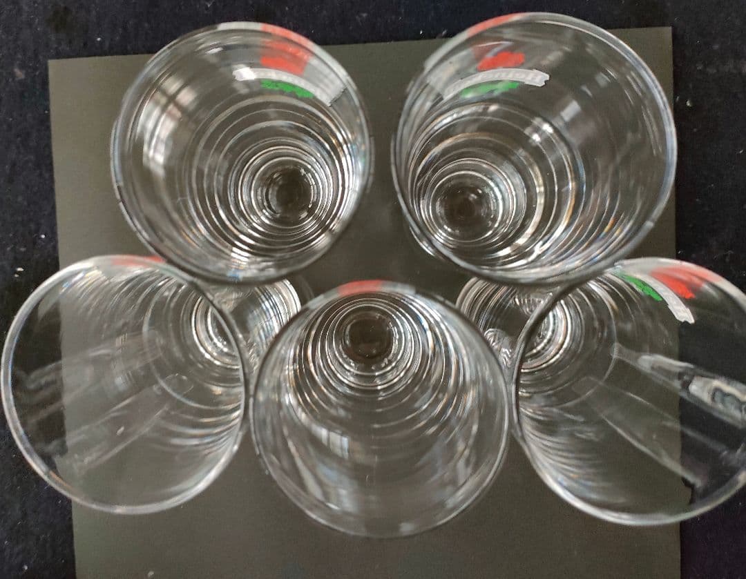 ●【箱付き未使用5客Heinekenハイネケン公式ロゴビアグラス非売品ノベルティ