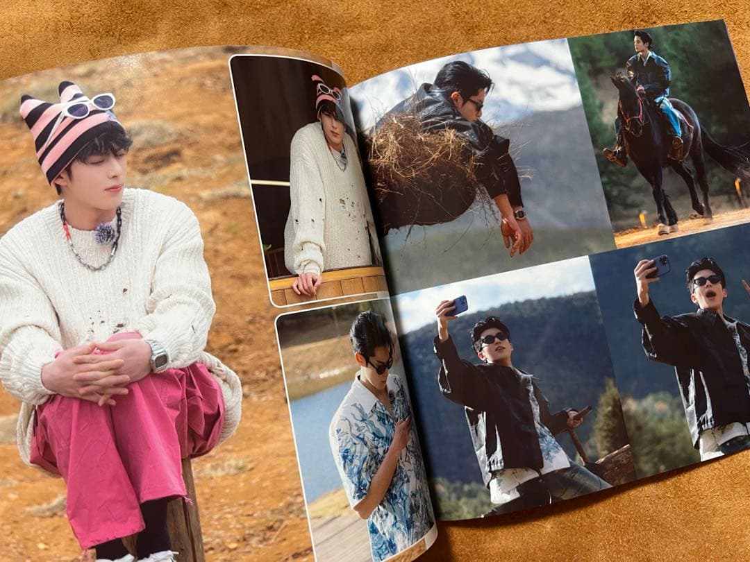 蒼蘭訣 王鶴棣　110枚写真入り個人写真集ワンホーディー写真集34p2023-1