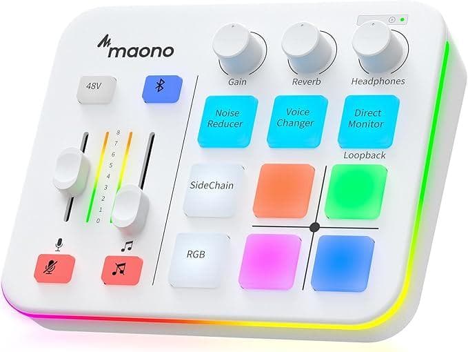 ！SALE！【★白★】maono caster G1 NEO オーディオミキサー