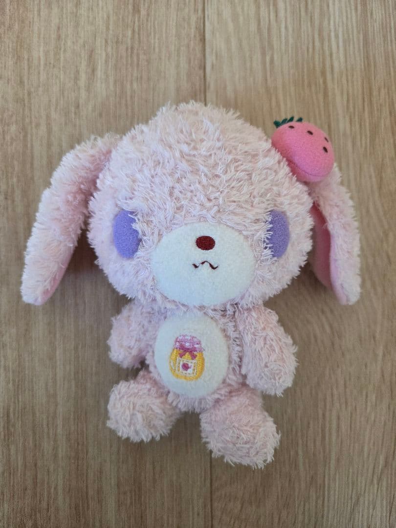 シュガーバニーズ ストロベリーうさ いちご ジャム瓶刺繍