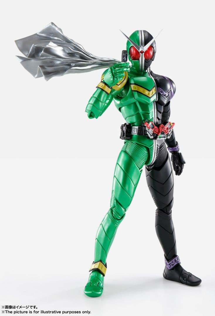 S.H.Figuarts 真骨彫 仮面ライダーW サイクロンジョーカー 風都探偵