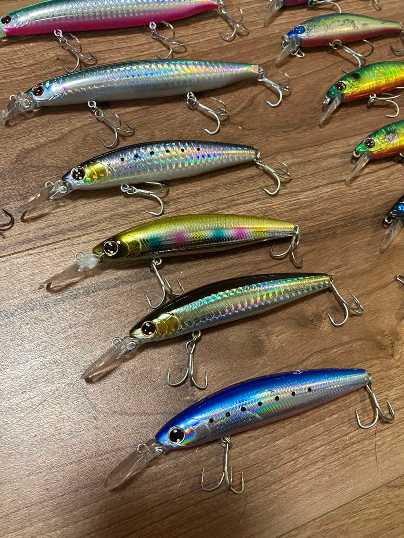 シーバスルアーまとめ売りルドラ130.ショアラインシャイナー.ウェイキーブー 他