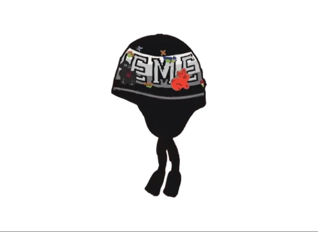 スキー・スノーボードアクセサリー Supreme Felt Applique Earflap Beanie