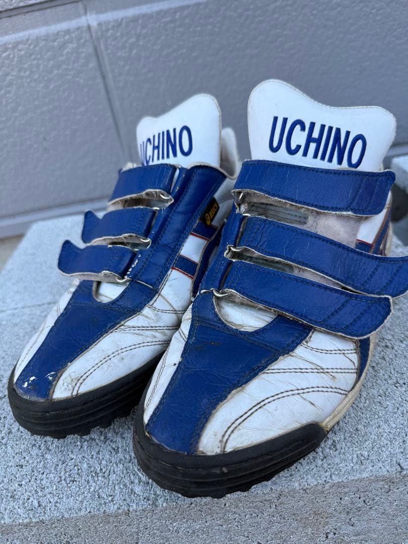 アシックス トレーニングシューズ 青白　asics 26.5